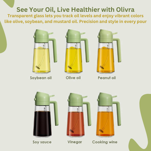 Olivra™ | 2-in-1 Oil Dispenser