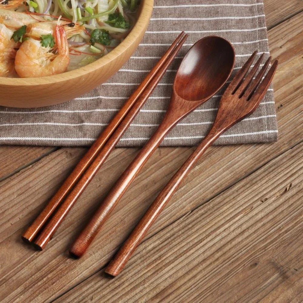 Wooden Cutlery Set